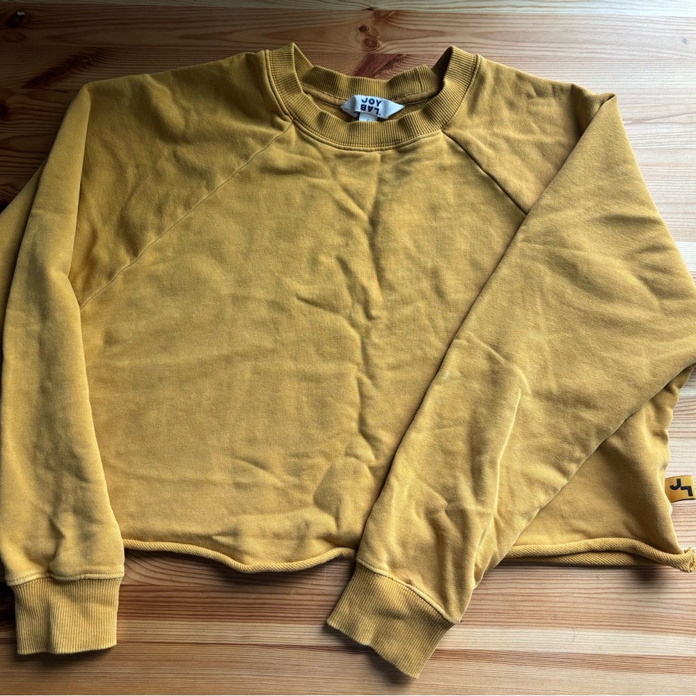 JoyLab Yellow Crewneck Women's Sweater
